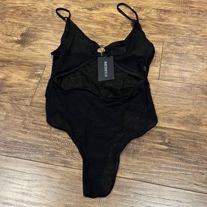 Sheer Black monokini lingerie new with tags
